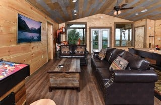 Large Group Gatlinburg Cabins Big Bear Views Lodge - 