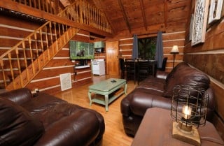 Gatlinburg Cabin - Henwood's Hideaway - Living