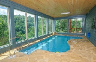 Pigeon Forge Cabin - Big Forest Retreat - Indoor Pool